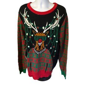 Mad Engine holiday Rudolph Christmas sweater size XXL
